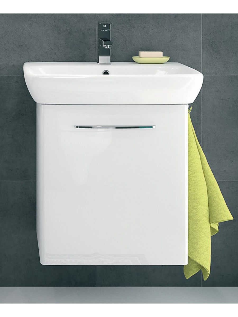 Twyford Bathroom Furniture Ranges Twyford E100 550 White Vanity Unit regarding measurements 900 X 1200