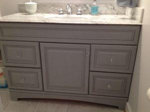 Updated Bathroom Vanity With Annie Sloan Paris Grey House regarding dimensions 3264 X 2448