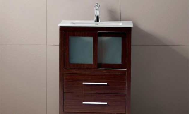 Vigo 24 Inch Alessandro Single Bathroom Vanity With Two Drawers inside size 1000 X 1000