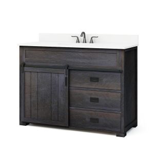 Whalen Morriston 48 In Distressed Java Single Sink Bathroom Vanity with regard to dimensions 900 X 900