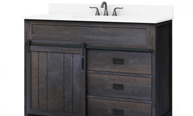 Whalen Morriston 48 In Distressed Java Single Sink Bathroom Vanity with regard to dimensions 900 X 900