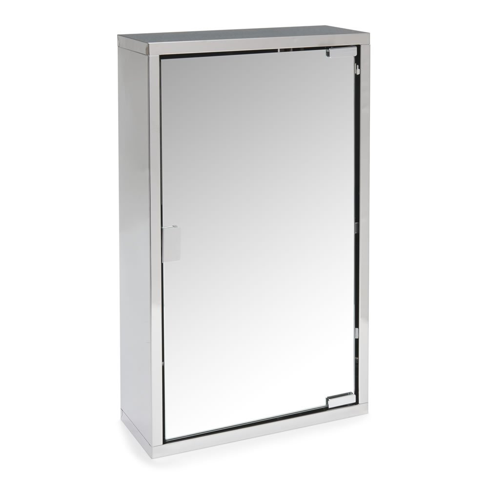Wilko Single Mirror Door Bathroom Cabinet Wilko inside proportions 1000 X 1000