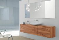 Wooden Bathroom Cabinet And Modern Sink Faucets For The Bathroom regarding size 1024 X 772