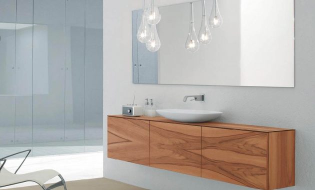 Wooden Bathroom Cabinet And Modern Sink Faucets For The Bathroom regarding size 1024 X 772