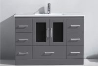 Zola 48 In Ceramic Single Bathroom Vanity Set Bath Single with size 1500 X 1500