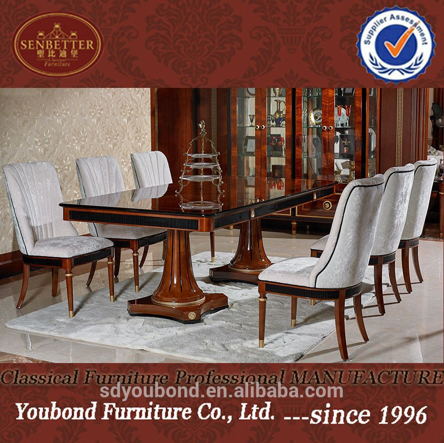 0068 Modern Classic Dining Room Set Piano Paint Eating Table And Chair Furniture View Dining Room Set Senbetter Product Details From Foshan Youbond for sizing 893 X 892