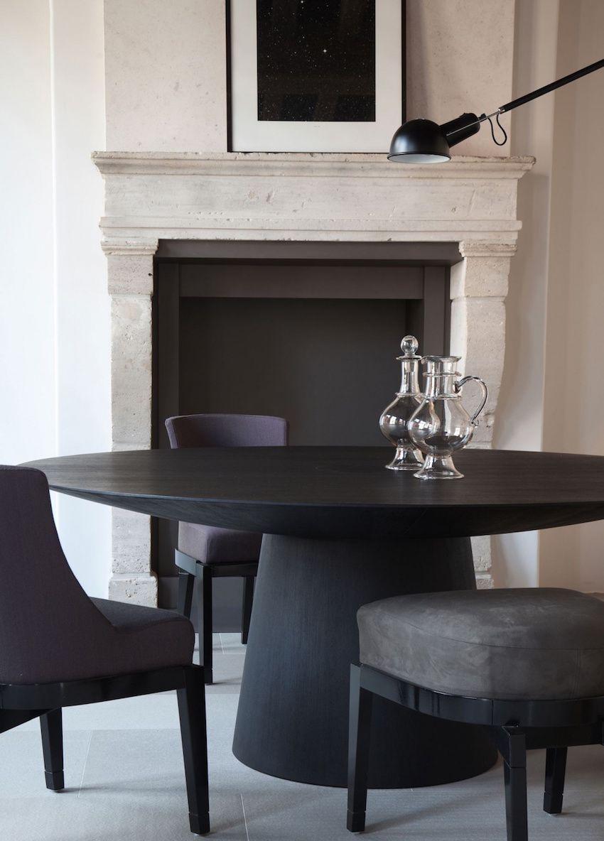 10 Gorgeous Black Dining Tables For Your Modern Dining Room intended for proportions 850 X 1184