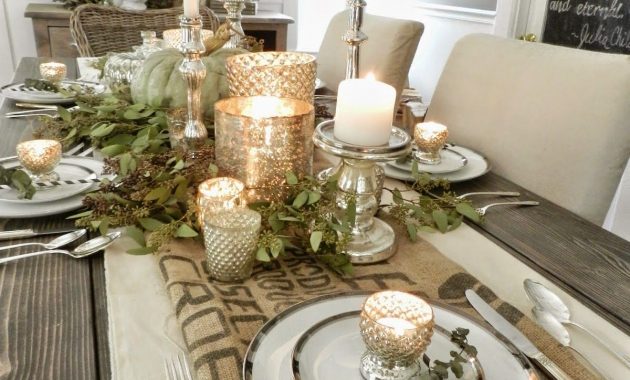 13 Thanksgiving Tablescapes Christmas Dining Table Table pertaining to measurements 1200 X 1600