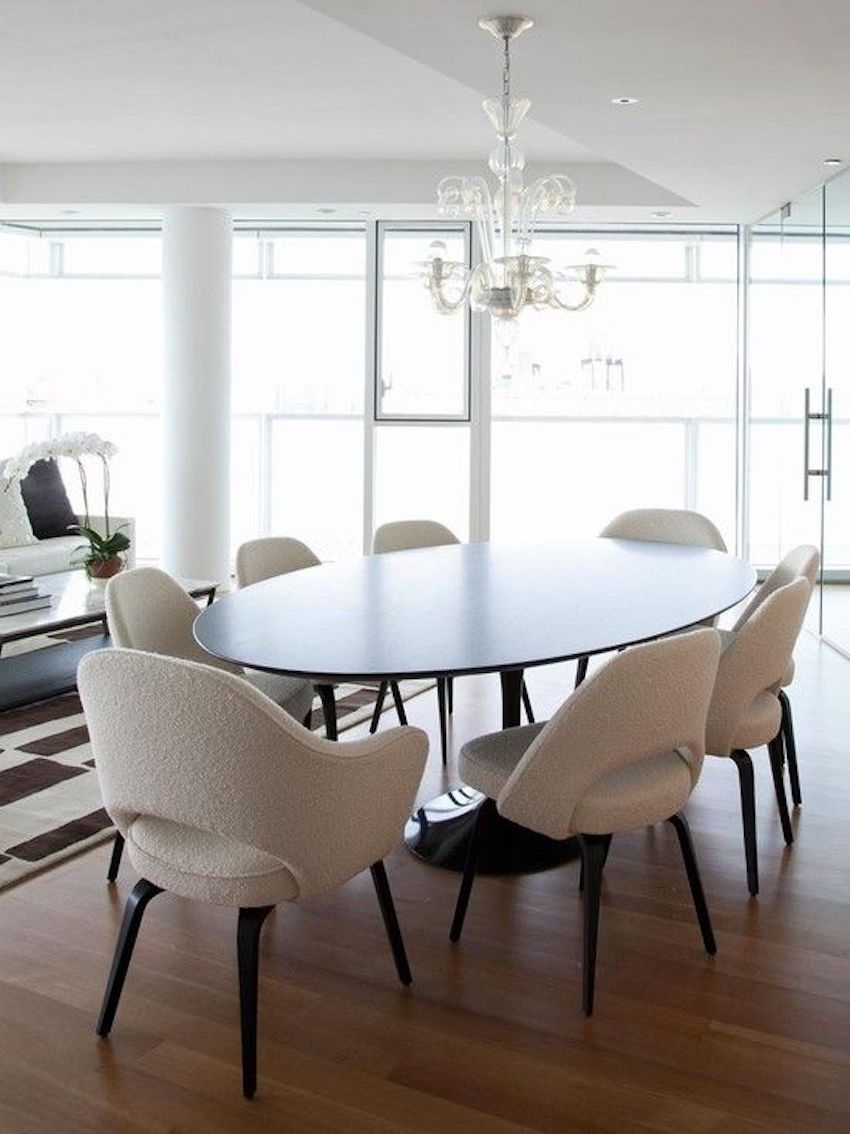 15 Astounding Oval Dining Tables For Your Modern Dining Room with regard to dimensions 850 X 1134