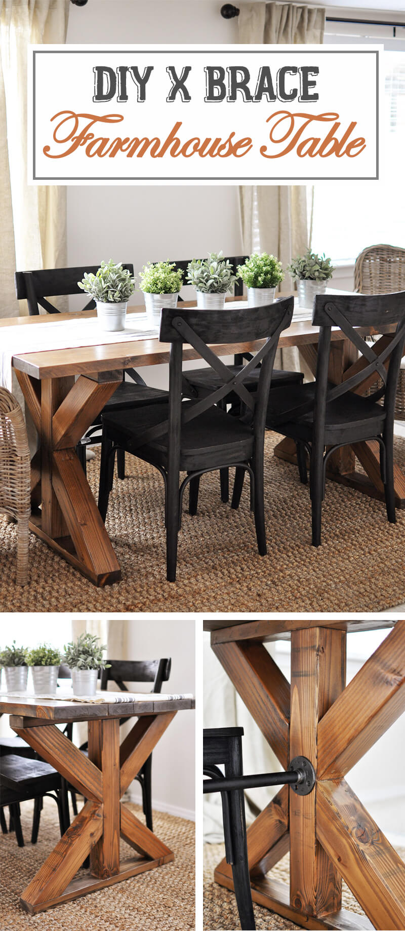 17 Best Rustic Diy Farmhouse Table Ideas And Designs For 2020 regarding proportions 800 X 1838