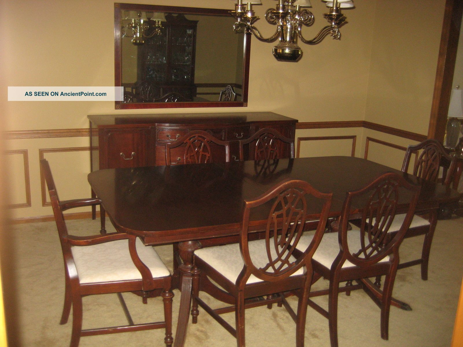 1950 mahogany dining room sets