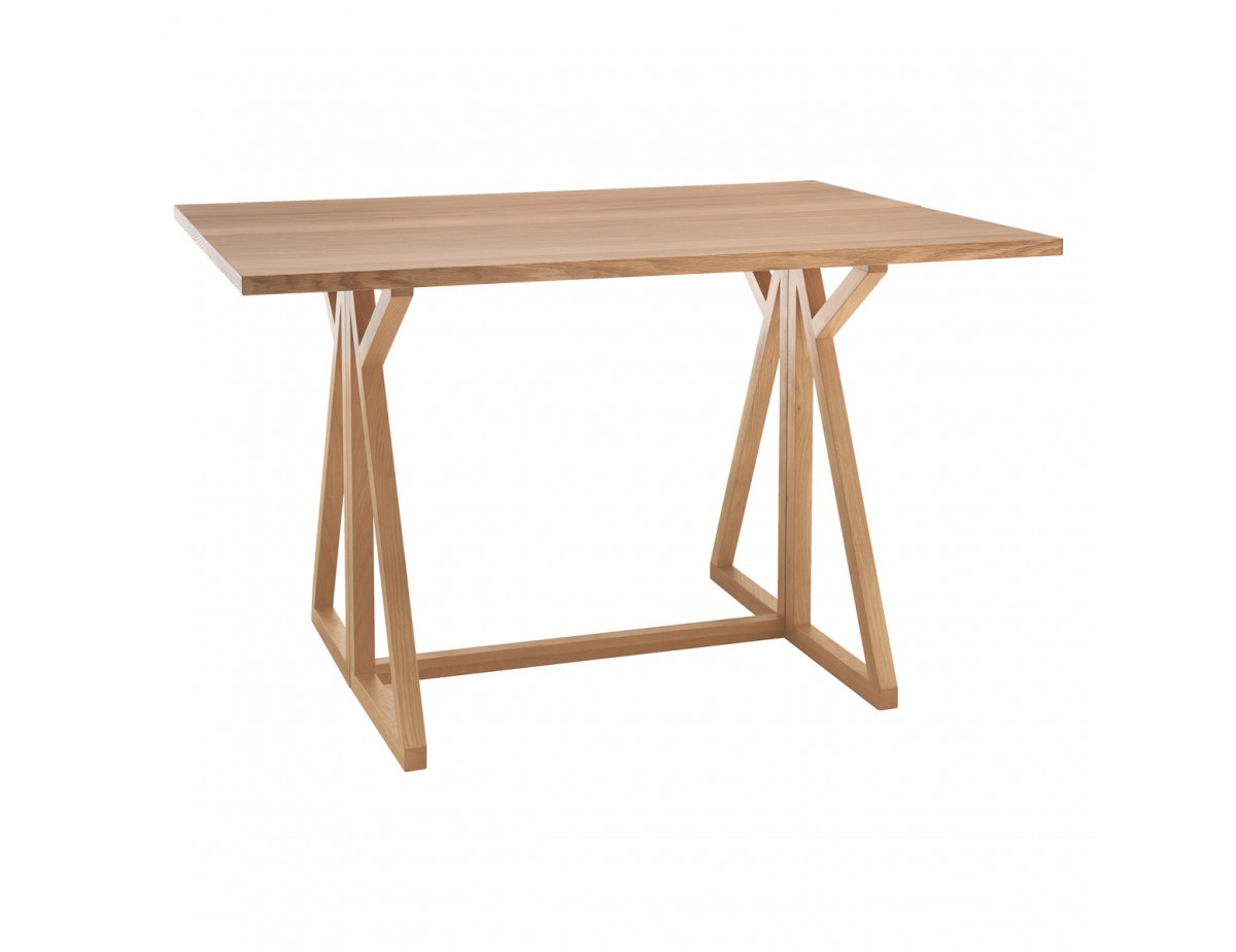 2 4 Seat Oak Folding Dining Table in size 1200 X 925