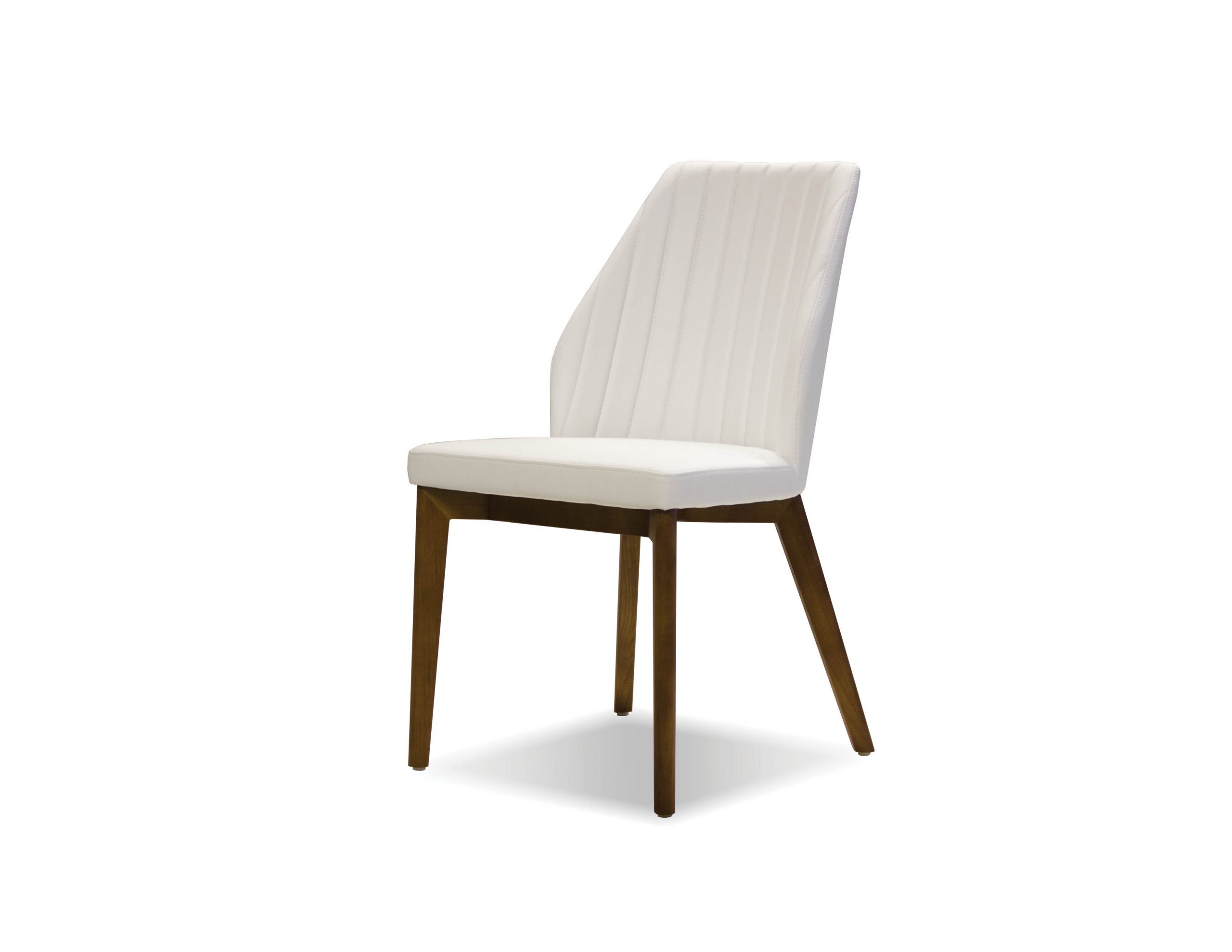 2 Mobital Totem White Faux Leather Dining Chairs regarding measurements 3300 X 2550