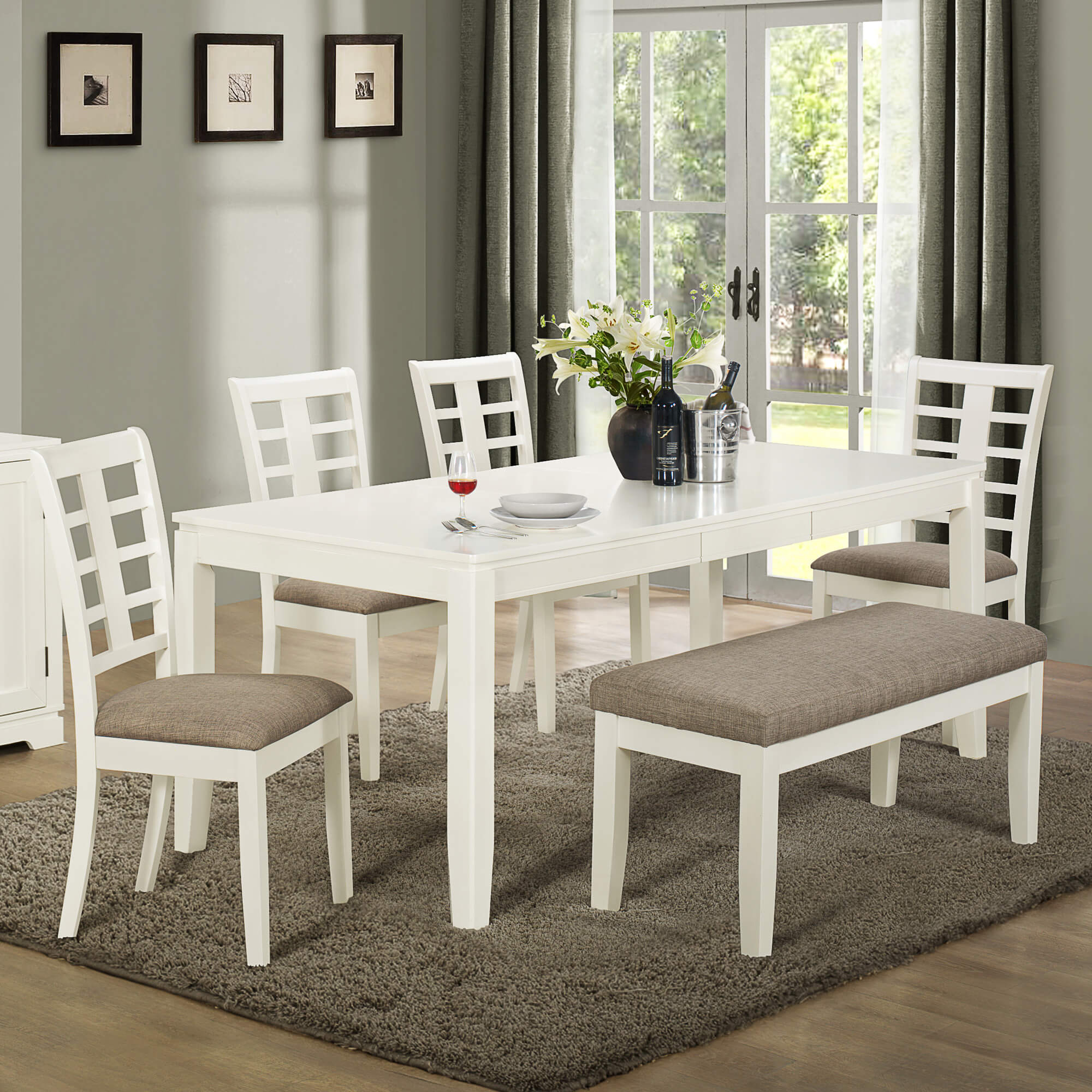26 Dining Room Sets Big And Small With Bench Seating 2020 throughout proportions 2000 X 2000