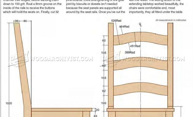 328 Pine Dining Chair Plans Furniture Plans And Projects in sizing 900 X 1187