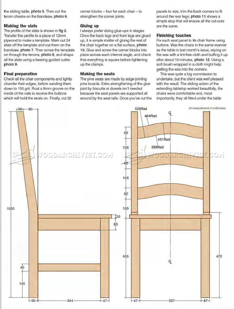 328 Pine Dining Chair Plans Furniture Plans And Projects in sizing 900 X 1187