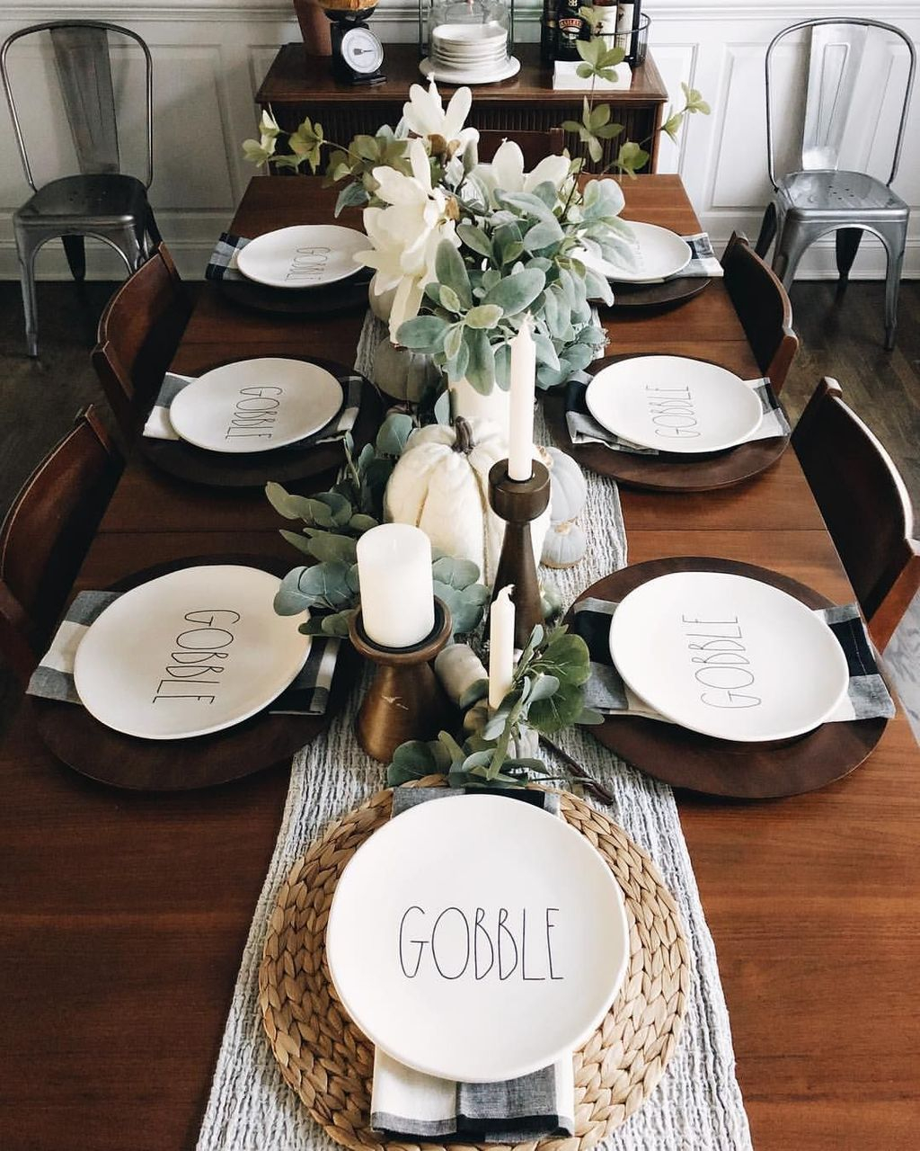 33 Beautiful Thanksgiving Dinner Table Decor Ideas In 2020 regarding sizing 1024 X 1280