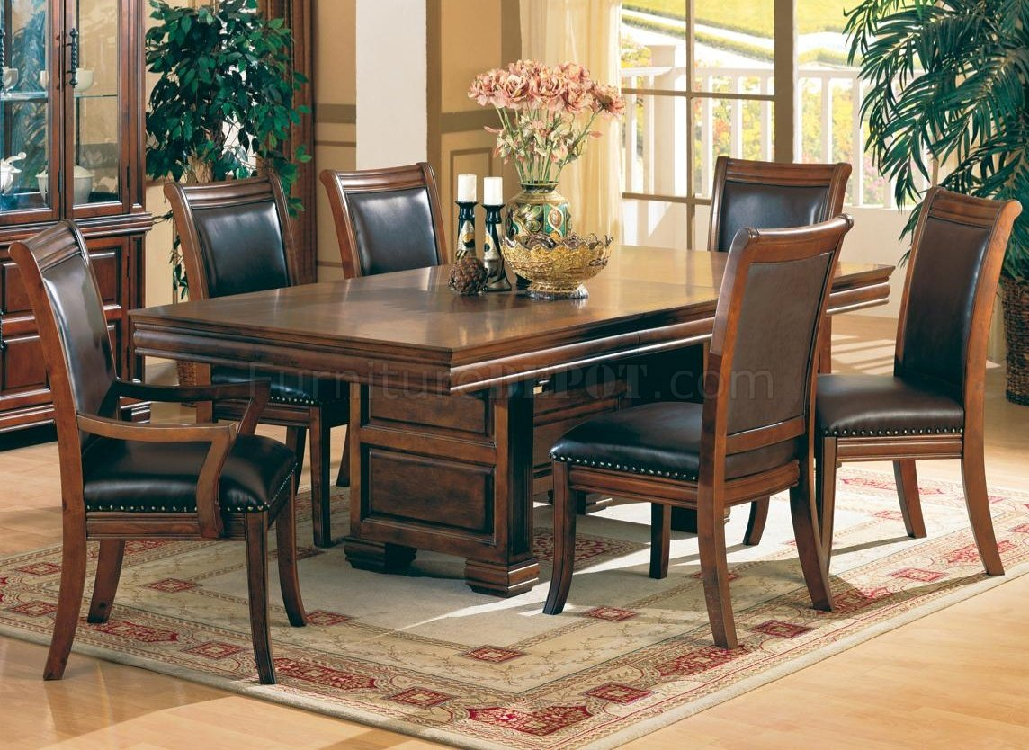 3635 Westminster Double Pedestal Dining Table Coaster for proportions 1144 X 834