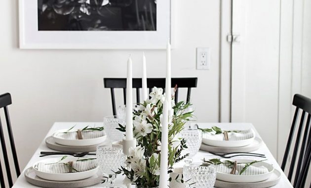 5 Tips To Set A Simple And Modern Tablescape Modern Table regarding proportions 900 X 1354