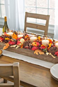 56 Fall Table Centerpieces Autumn Centerpiece Ideas pertaining to measurements 1350 X 2025