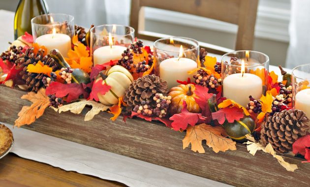 56 Fall Table Centerpieces Autumn Centerpiece Ideas pertaining to measurements 1350 X 2025