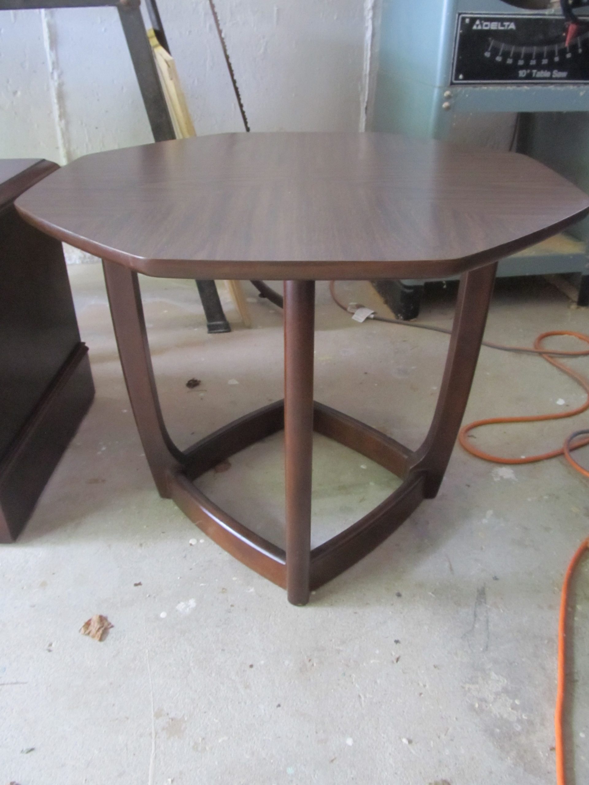 60s Or 70s Octagonal Formica Top Table Dining Table in measurements 3000 X 4000