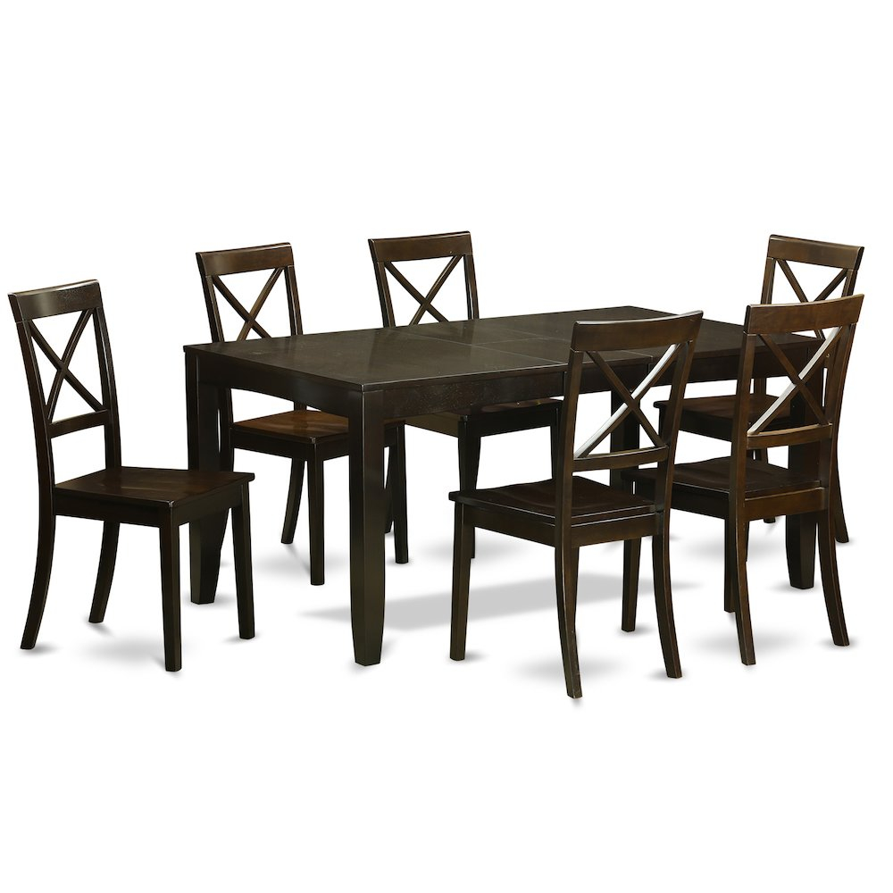 7 Pc Formal Dining Room Set Dining Table With Leaf 6 Chairs For Dining Room with regard to dimensions 1000 X 1000