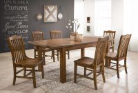 7 Pc Lucille Oak Dining Room Set regarding sizing 3000 X 2237