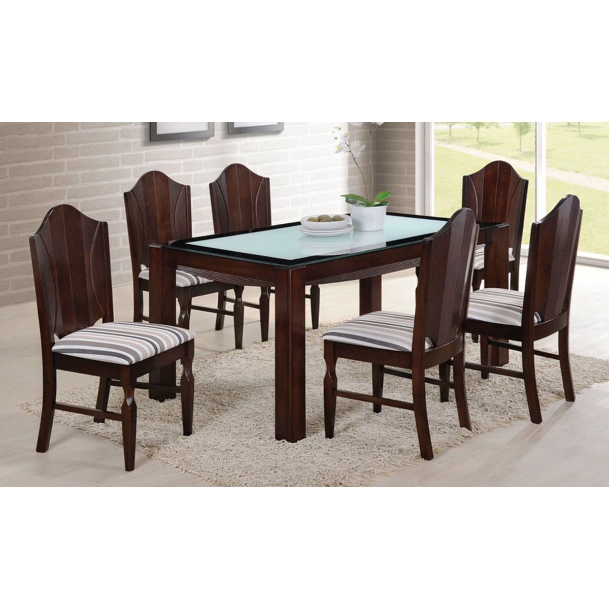 7 Piece Dining Sets Damro within dimensions 1200 X 1200