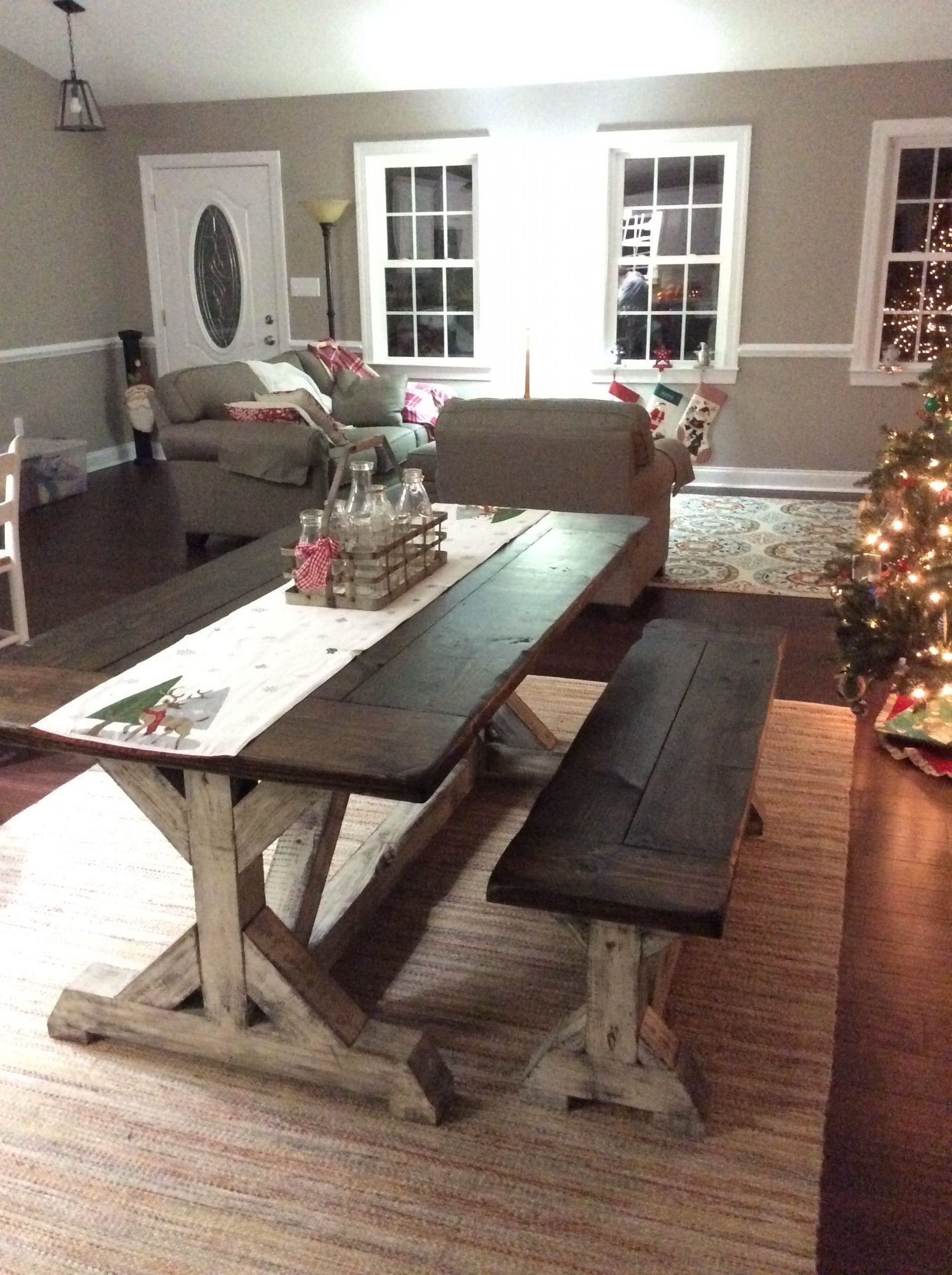 Picnic Table Style Dining Room Set • Faucet Ideas Site