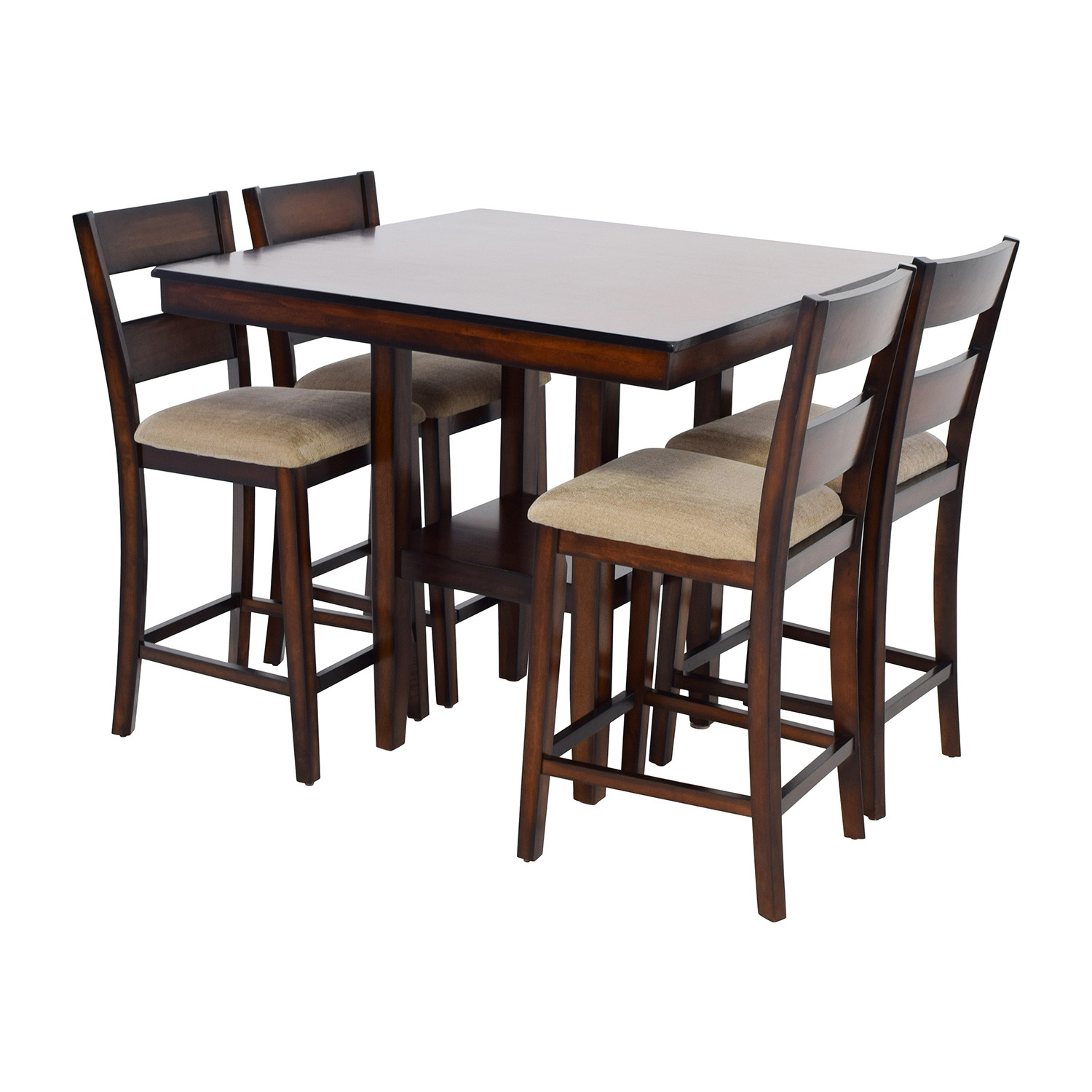 73 Off Macys Macys Branton Counter Height Table With Chairs Tables with measurements 1500 X 1500