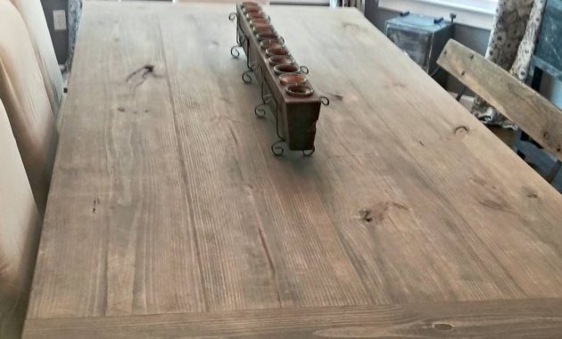 7ft Farmhouse Table Stain Weathered Grey Seal Matte I Love intended for sizing 1080 X 1080