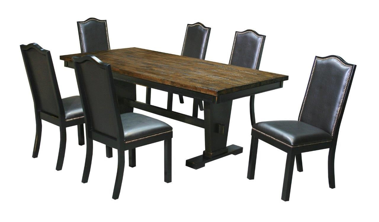 7pc Rectangle Dining Room Set Bel Furniture Houston San throughout sizing 1280 X 752