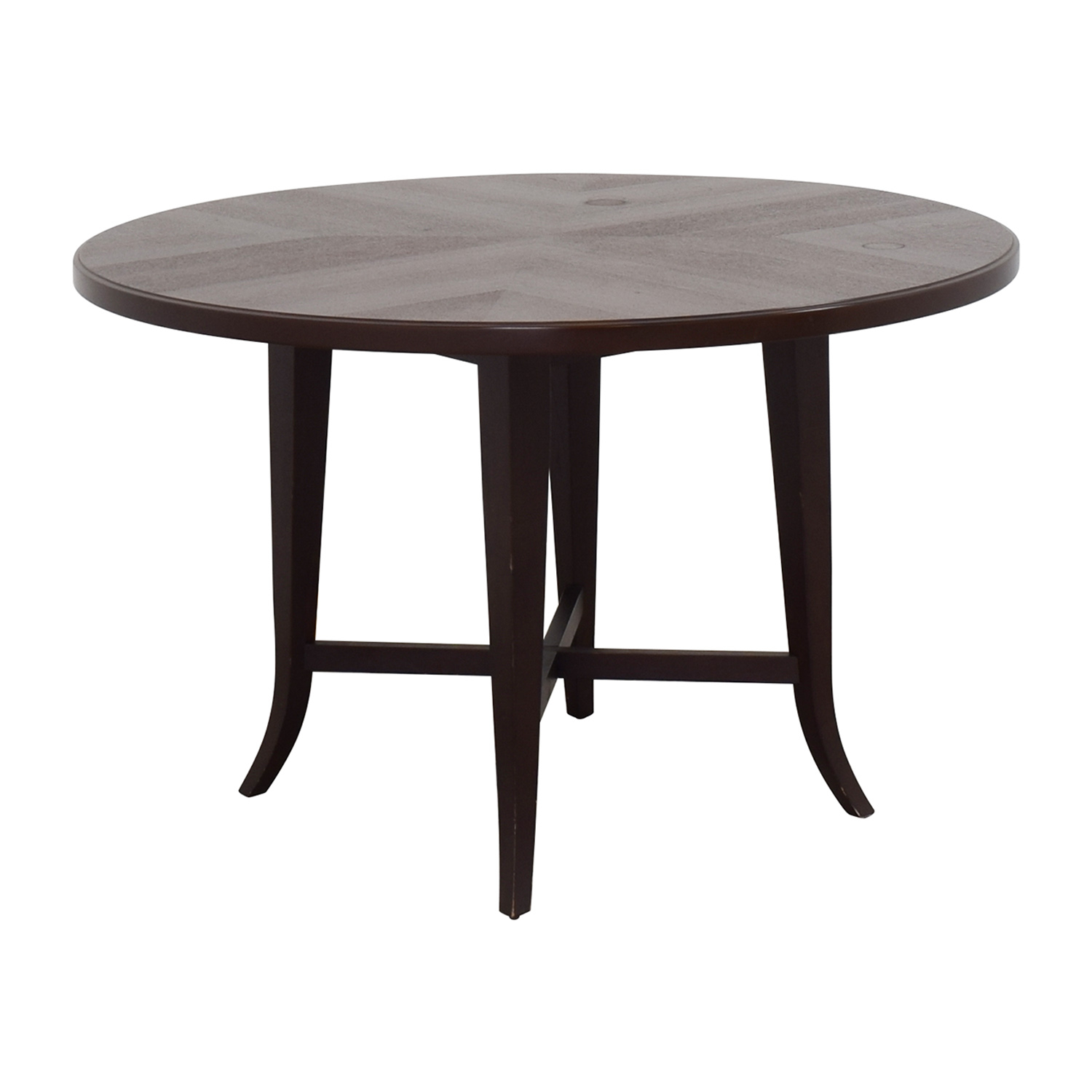 82 Off Crate Barrel Crate Barrel Round Dining Table Tables pertaining to size 1500 X 1500