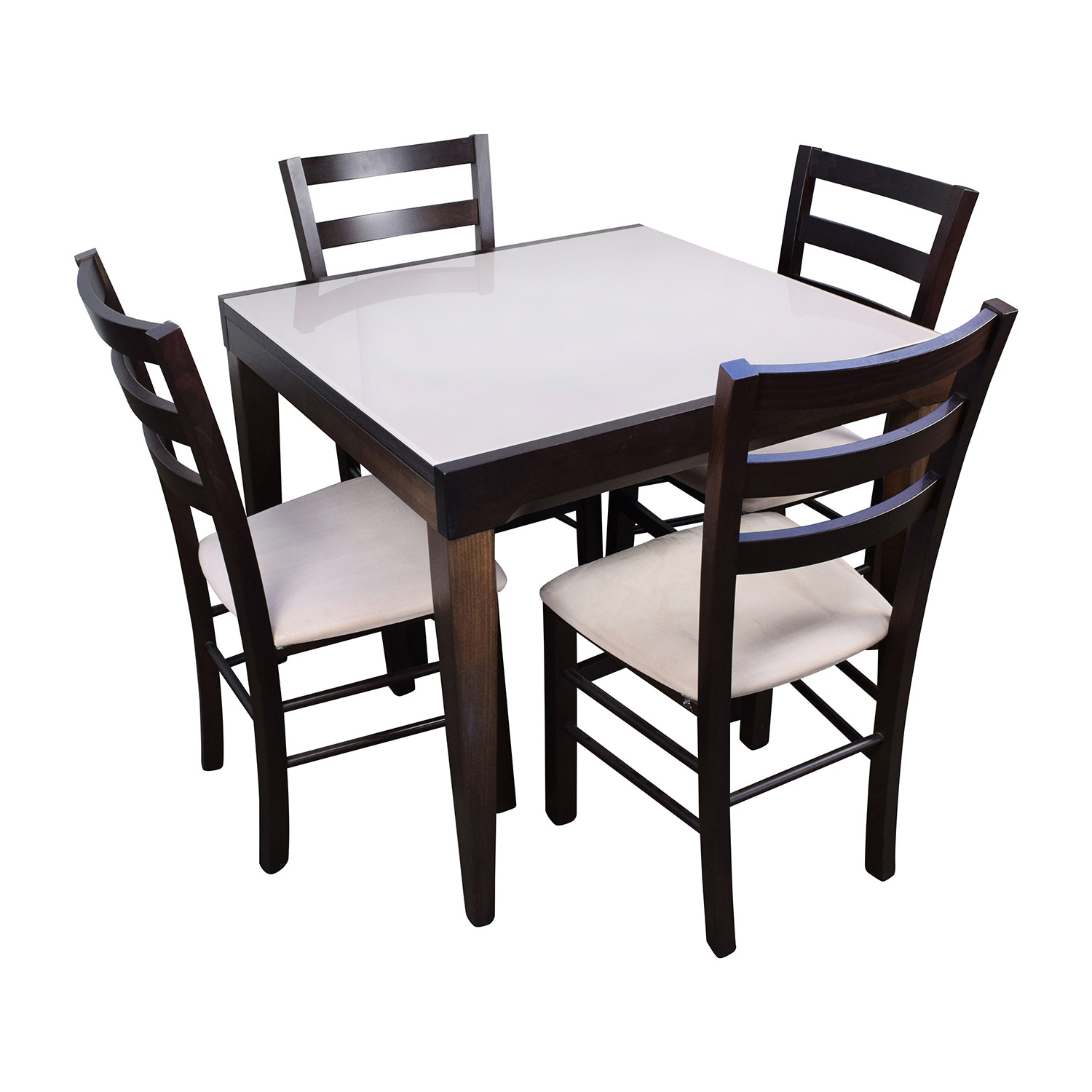 82 Off Macys Macys Cafe Latte Five Piece Extendable Dining Set Tables intended for size 1500 X 1500