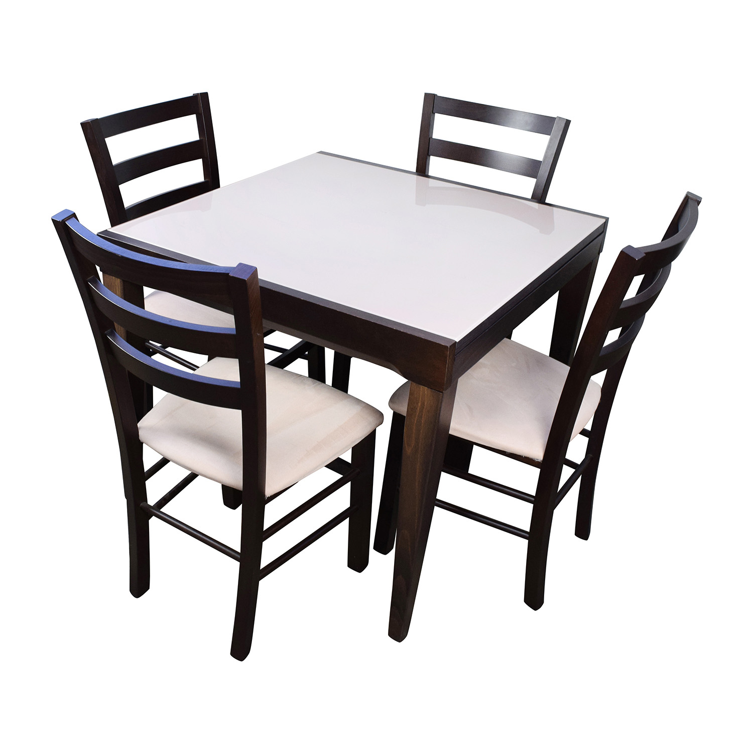 82 Off Macys Macys Cafe Latte Five Piece Extendable Dining Set Tables throughout measurements 1500 X 1500