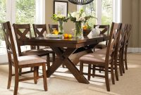 9 Piece Solid Wood Dining Set With Table And 8 Chairs with regard to dimensions 1313 X 1313