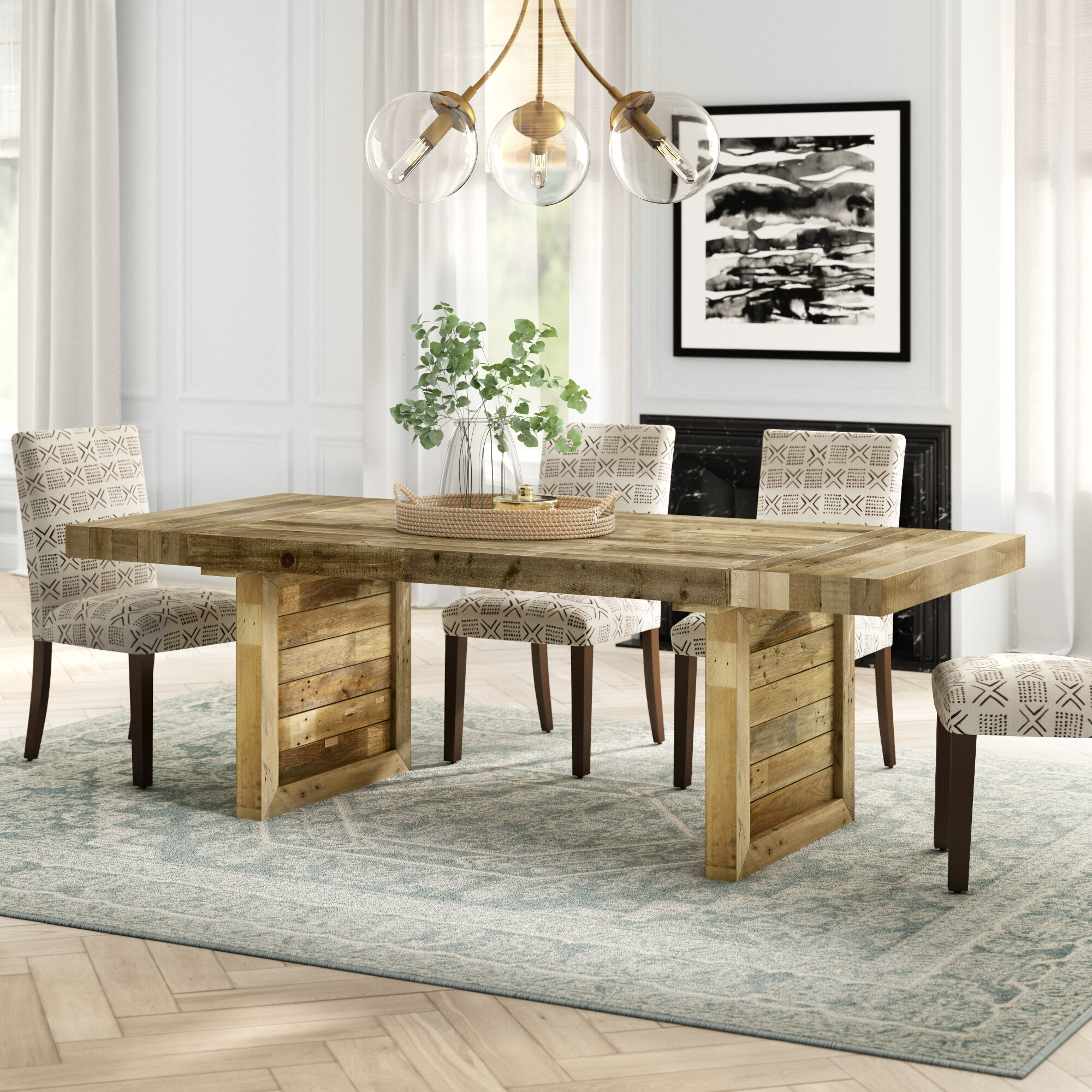 Abbey Extendable Solid Wood Dining Table regarding proportions 2000 X 2000