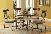 Acme Furniture Barrie 5 Piece Round Dining Table Set intended for size 1600 X 1600