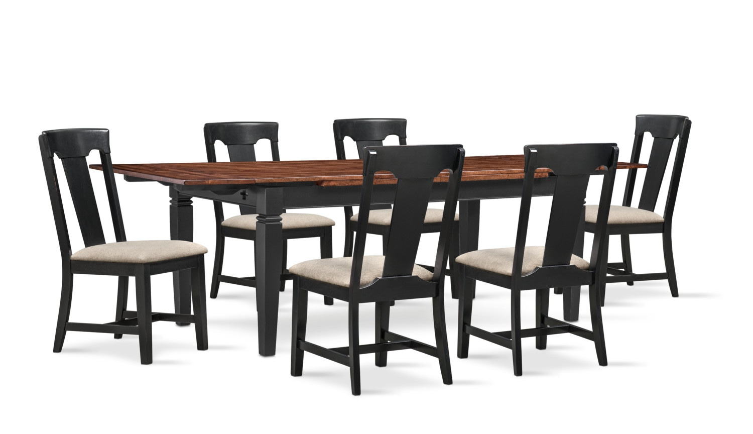 Adler Dining Table And 6 Dining Chairs with regard to dimensions 1500 X 864