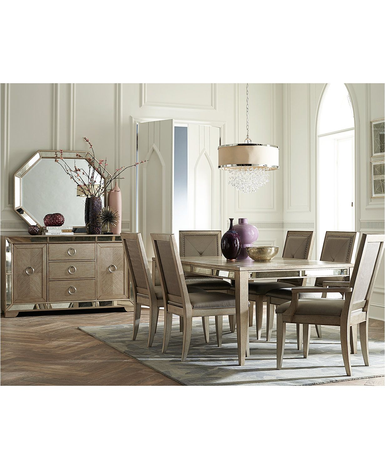 Ailey Dining Room Furniture Collection Only At Macys inside measurements 1230 X 1500