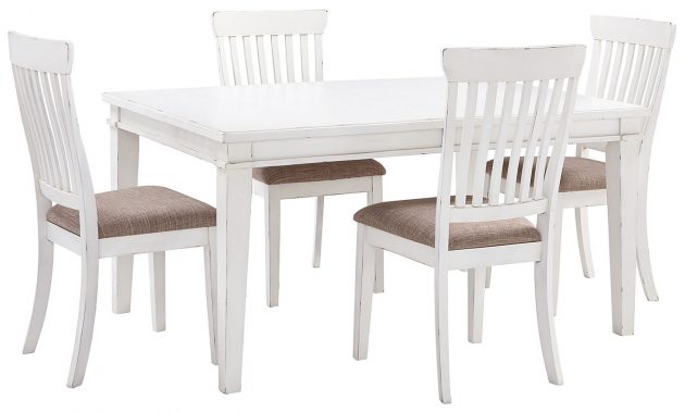 Alliance Furniture Usa Danbeck White Dining Table Set W with regard to size 1366 X 968