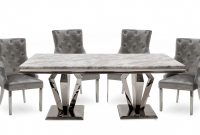 Amour 16m Marble Dining Table With 4 Chairs inside dimensions 1500 X 858