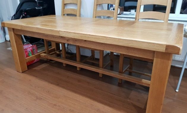 Antibes Oak 22m Large Extending Dining Table From Lee Longlands In Kings Heath West Midlands Gumtree for dimensions 1024 X 768