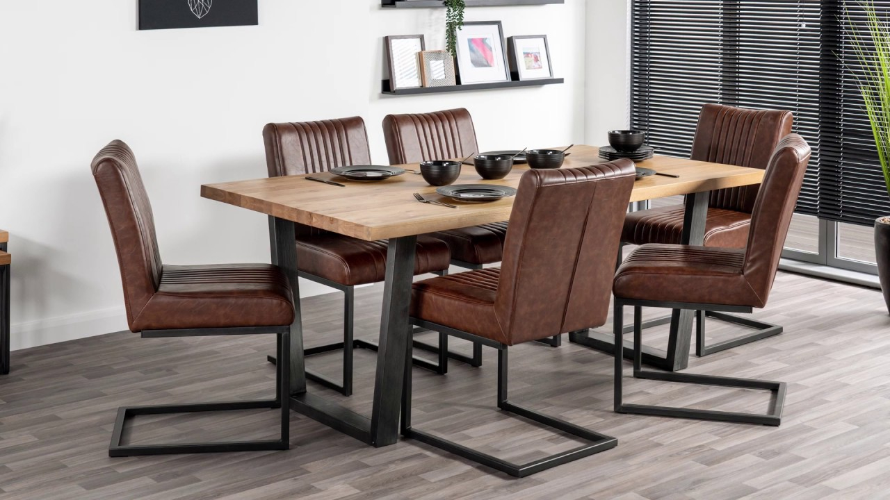 Archie Dining Table And 6 Chairs Scs for measurements 1280 X 720