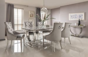 Arianna Dining Set 46 Chairs pertaining to proportions 2000 X 1298