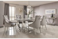 Arianna Marble Dining Table Grey in sizing 1000 X 1000