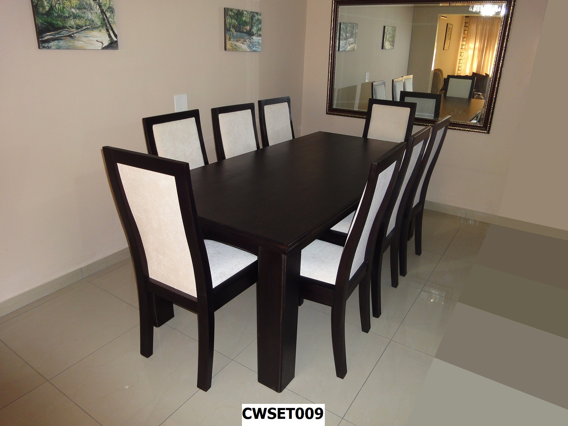 Aristocrat Meranti Dining Room Suite Creative Woodworx regarding size 1824 X 1368