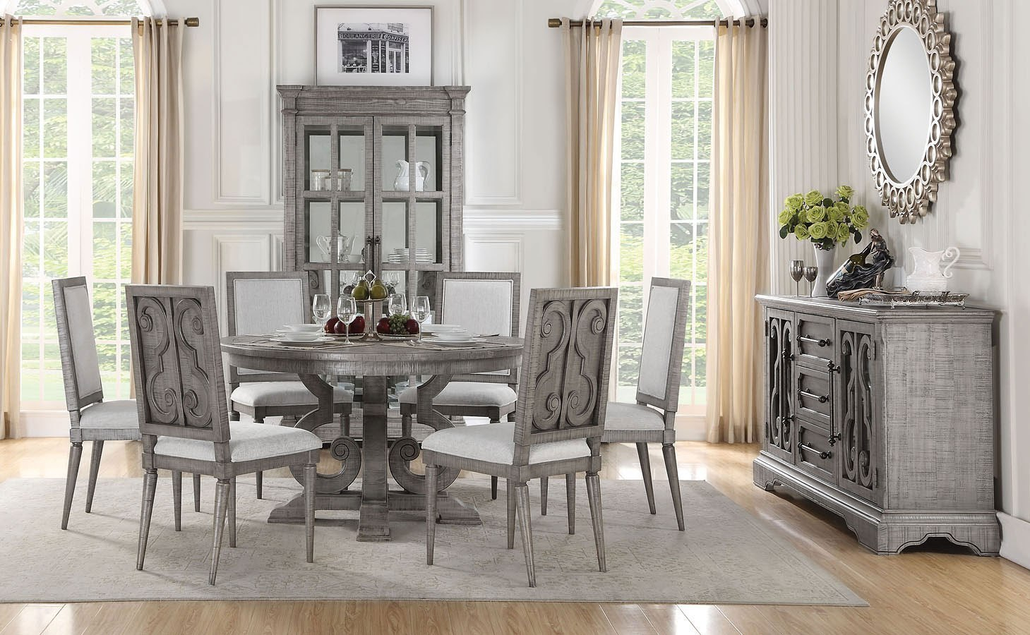 Artesia Round Dining Room Set with regard to dimensions 1459 X 900