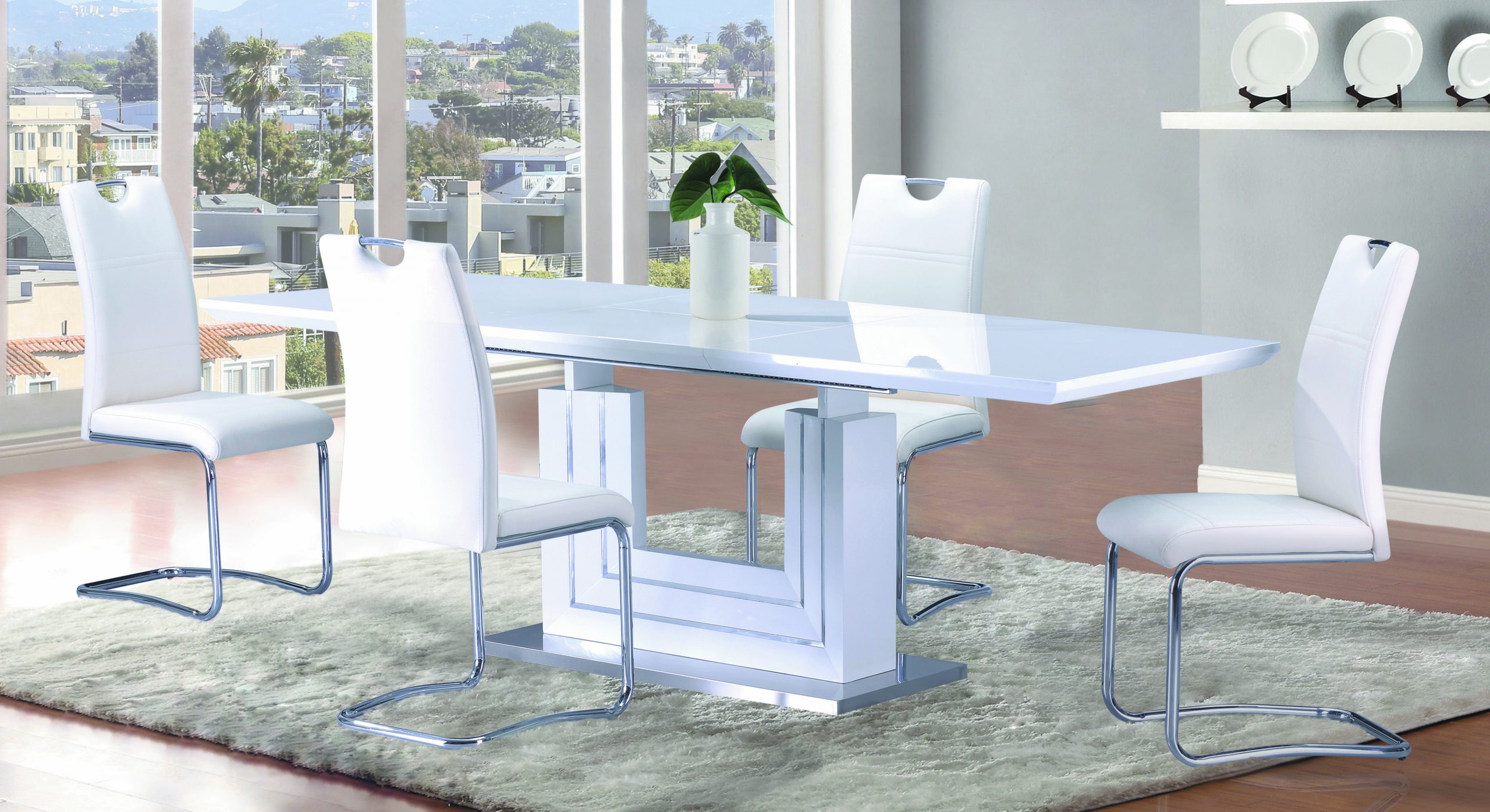 Astrid 5 Piece Dining Set With Astrid Chair Dining Room pertaining to dimensions 4475 X 2439